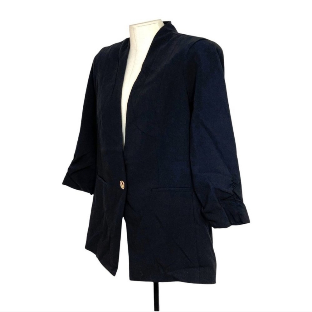 Torrid Collarless 3/4 Sleeve Blazer 14005628